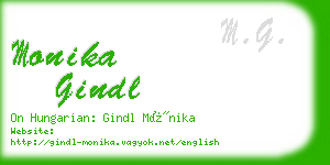 monika gindl business card